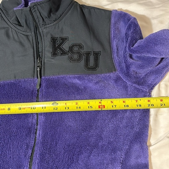 KSU Kansas State University Wildcats Fleece Jacket - M - Picture 4 of 11